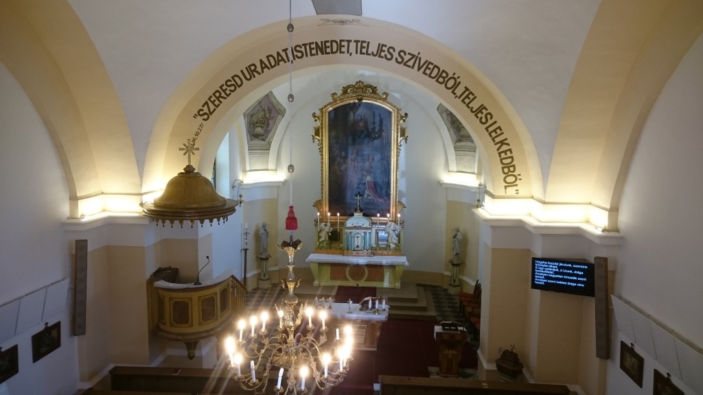 Hajdúböszörmény templombelső